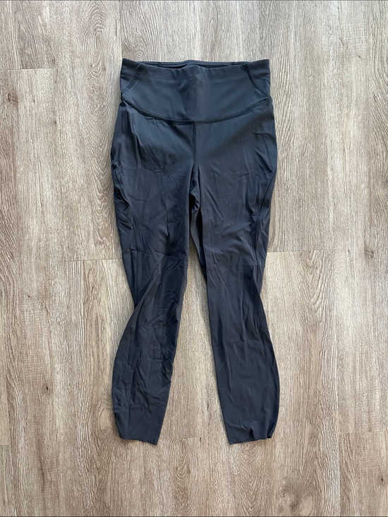 lululemon athletica Pants - Lululemon Base Pace High Rise Running 25" Tight Black 6 Brushed Nulux Activewear